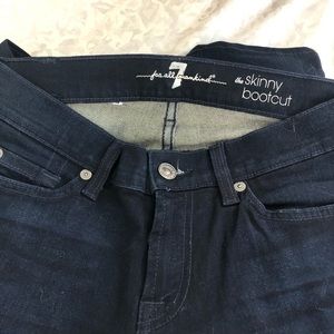 7 for all Mankind skinny bootcut 24